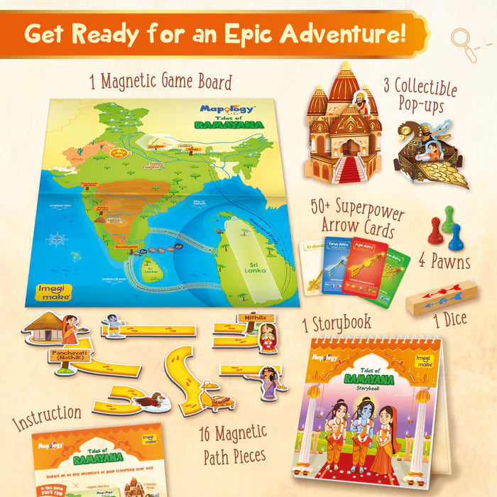 🧠 Mapology Quest – Ramayana, History, or Hidden Quest | Fun Learning Games (6+)