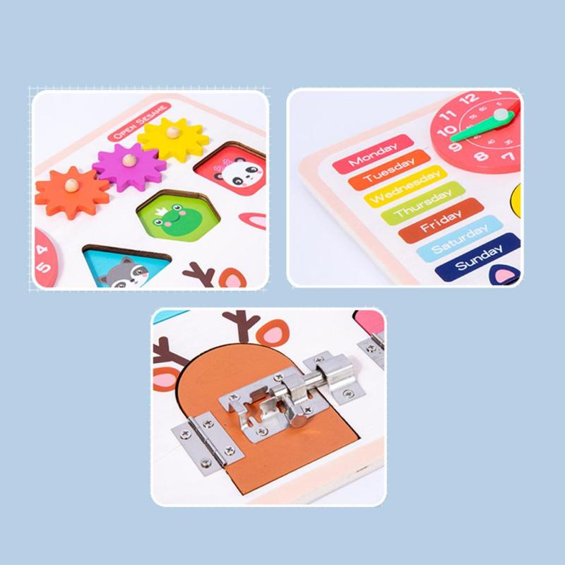 Open Busy lock Board Toy
