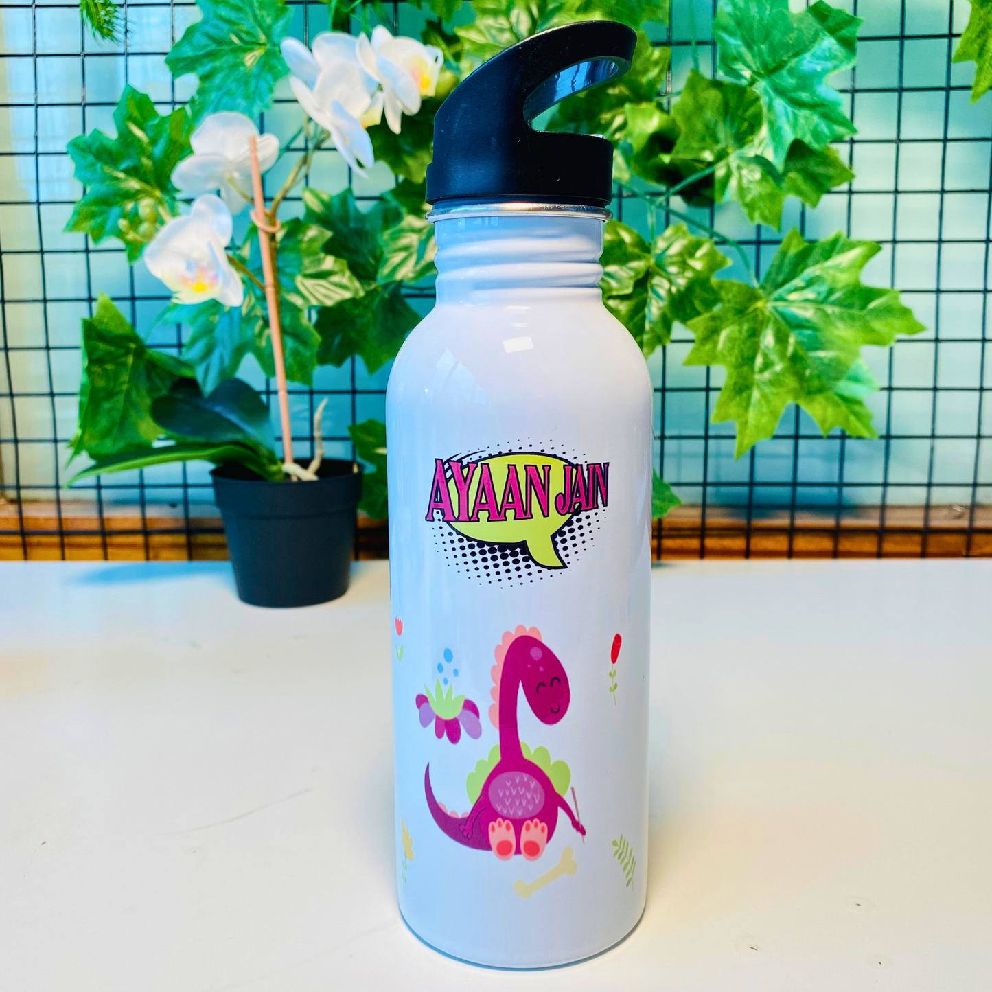 Customised Sipper/Water Bottle Steel - 600 ML