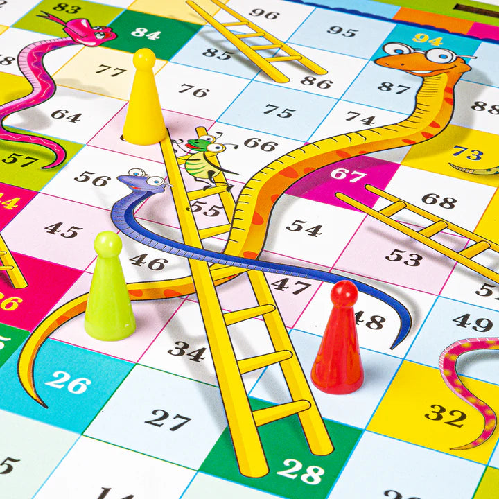 Sling Football 4-in-1 Board Game for Kids – Includes Ludo, Snake & Ladders, Striker Soccer Game & Classic Board Fun