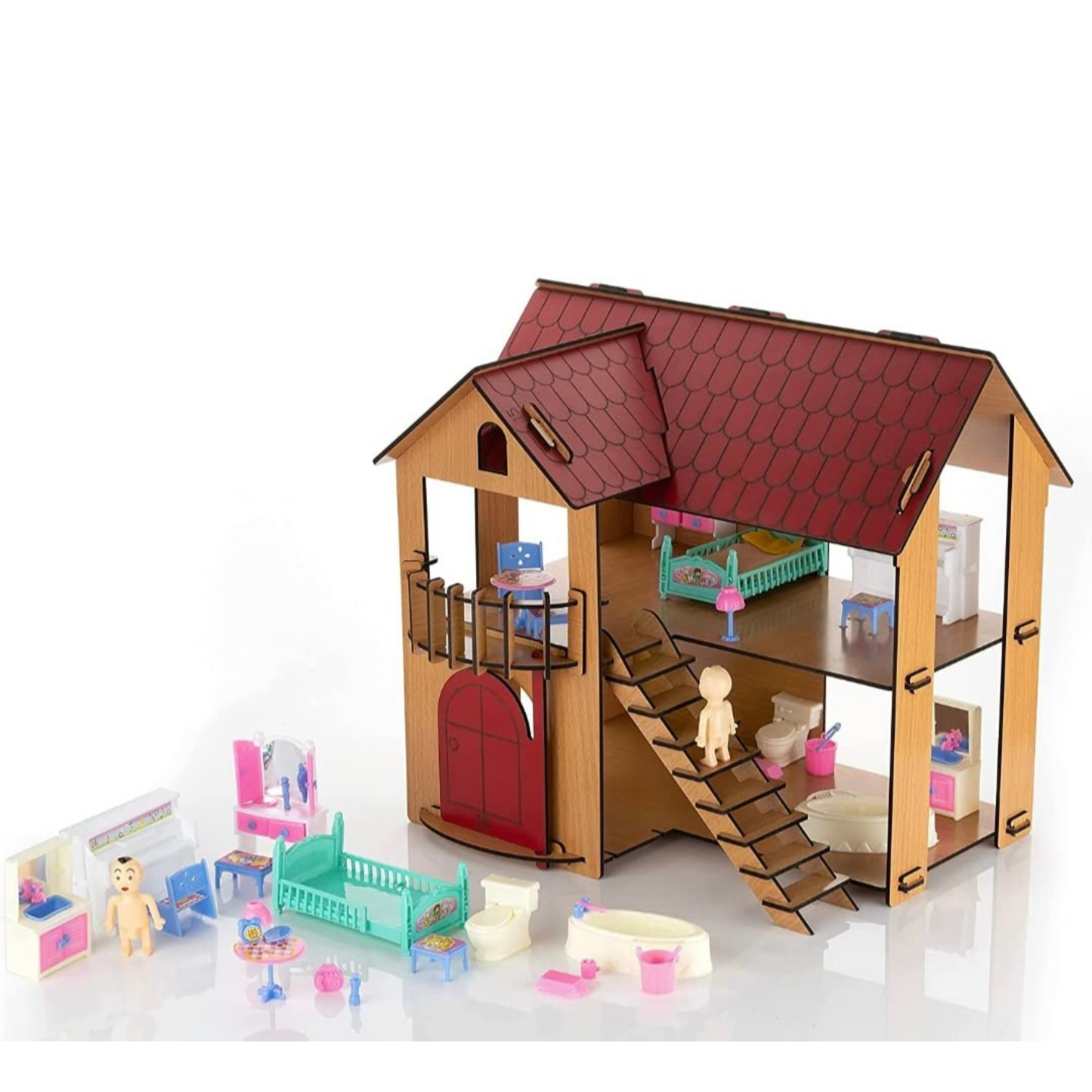 Educational Doll House Kit (78 Pcs)
