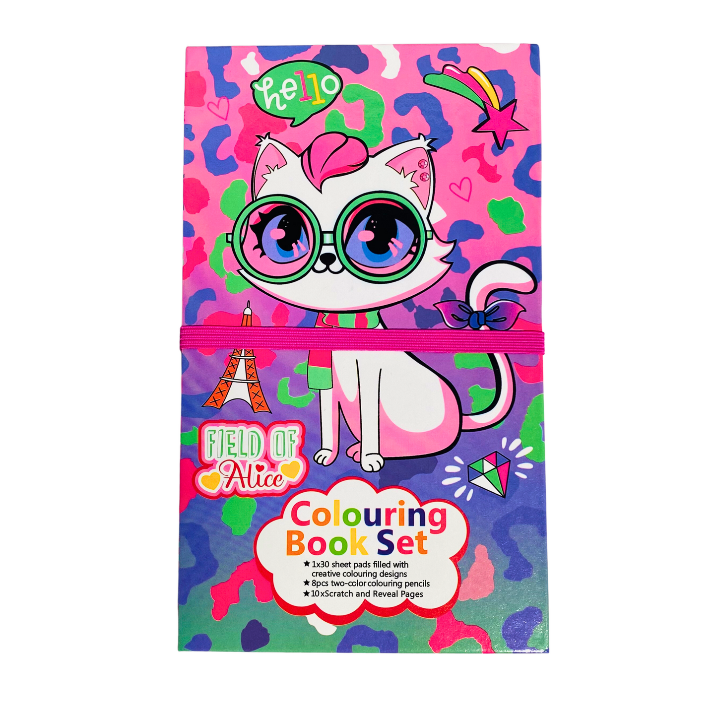 3 Fold Scratch & Coloring Art Book Set