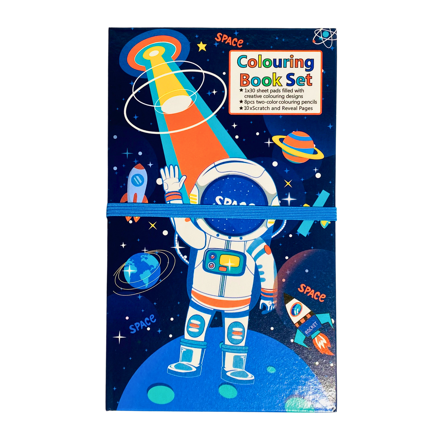 3 Fold Scratch & Coloring Art Book Set
