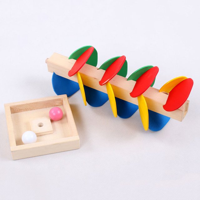 Wooden Ball Drop Toddler Toy