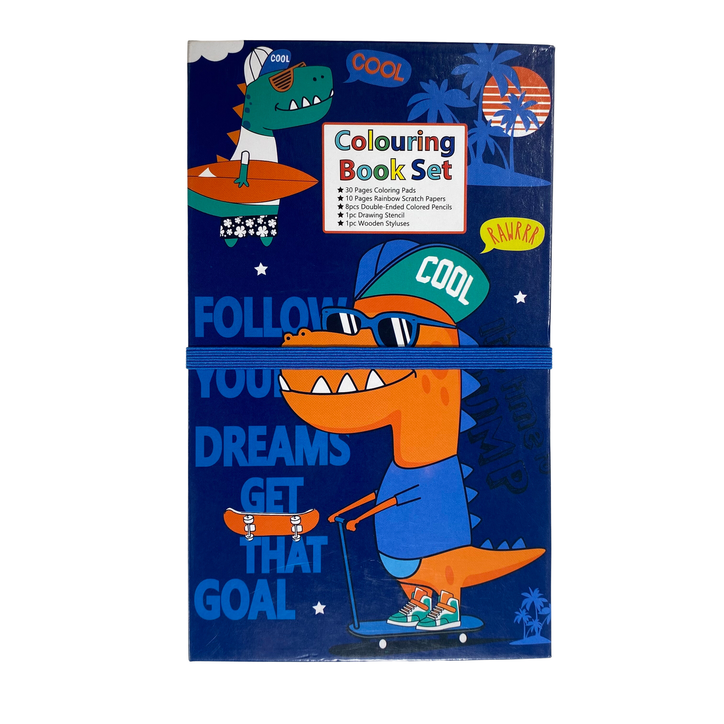 3 Fold Scratch & Coloring Art Book Set
