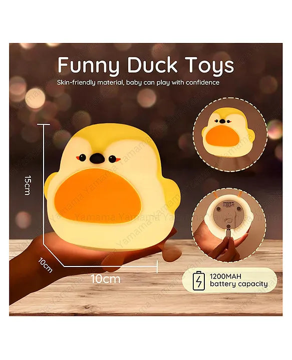 Silicone Night Light for Kids β Soft & Safe, USB Rechargeable, Auto-Off Timer, Soothing Bedtime Glow