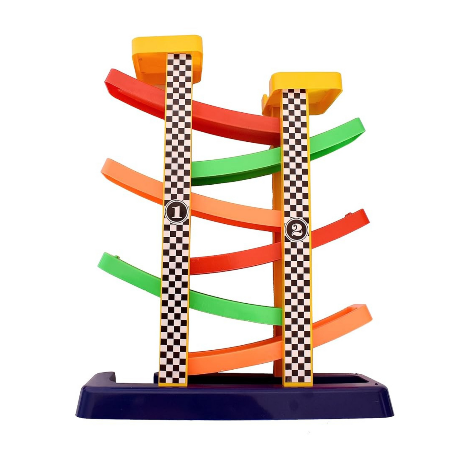 Plastic Race Fighter Track Car Ramp Racer with 4 Mini Car