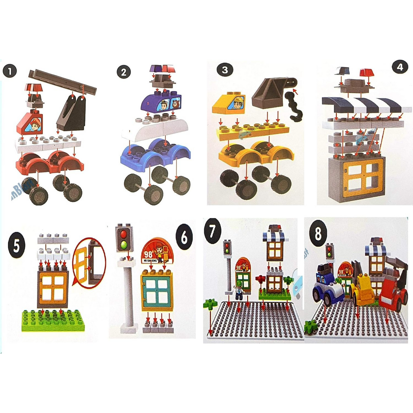 Vehicle Assembly building blocks for kids