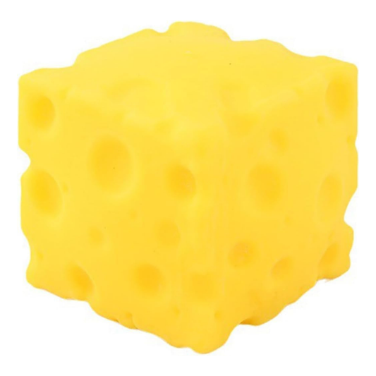 Cheese Cube Slow-Rise Squishy Fidget Toy for Kids & Adults