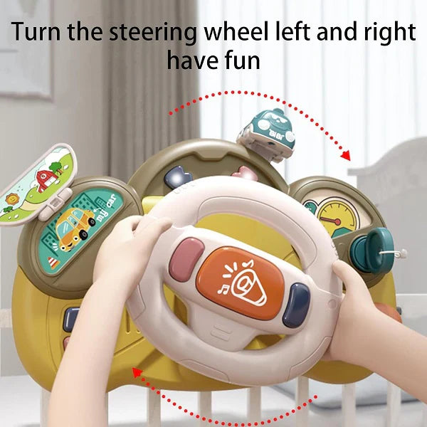 Multi-Function Musical Baby Steering Wheel