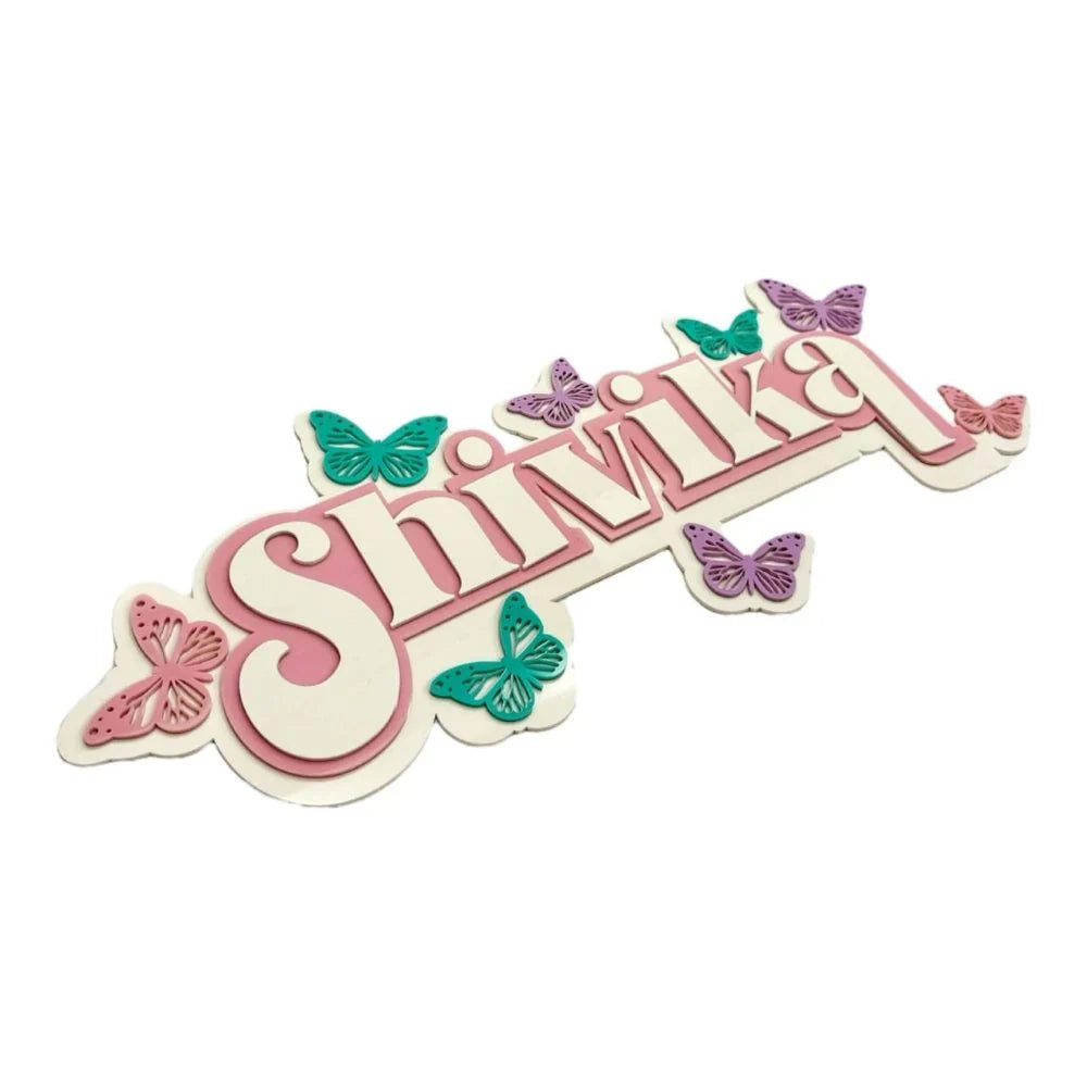 3 Layer Name Plaque - (Upto 10 Letters)