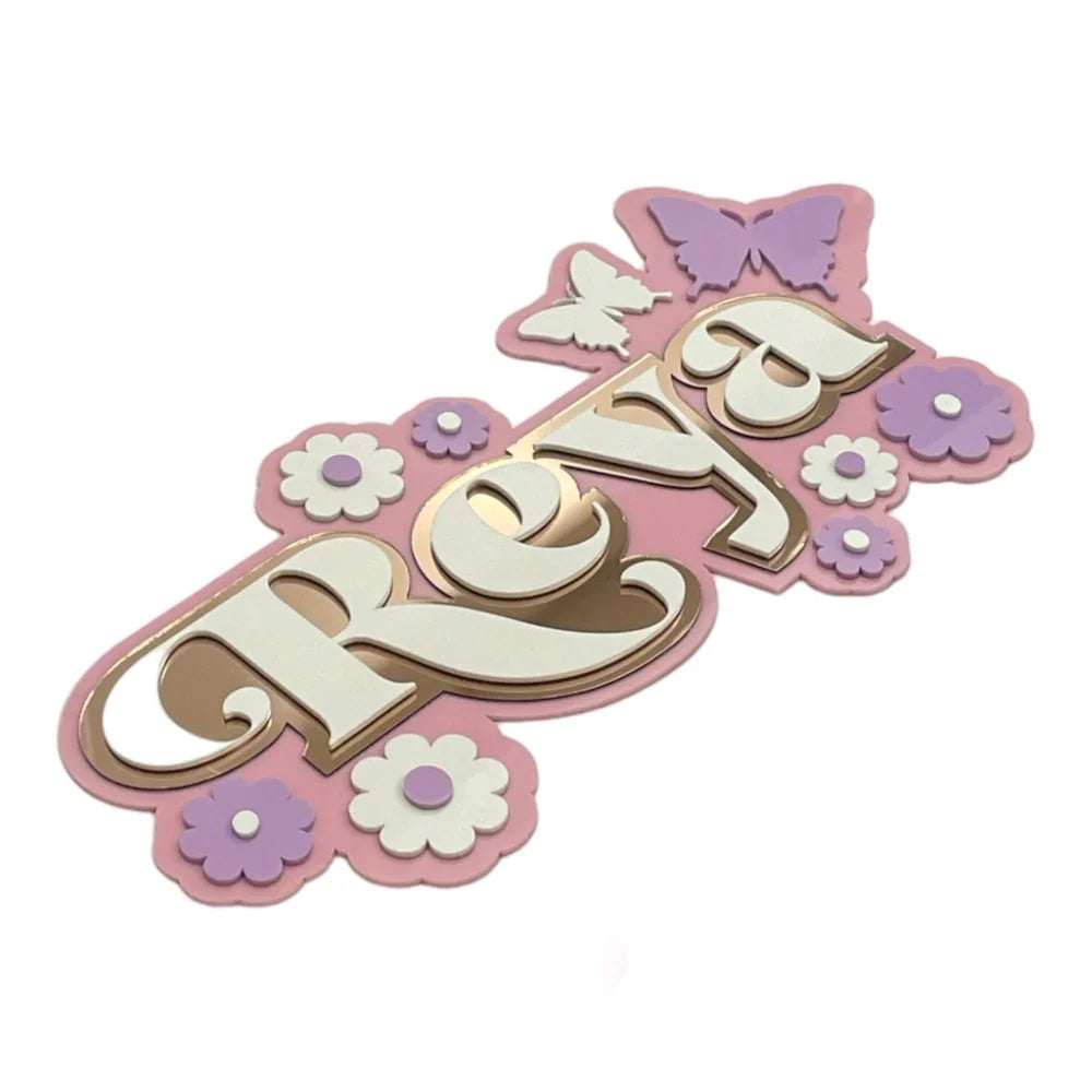 3 Layer Name Plaque - (Upto 10 Letters)