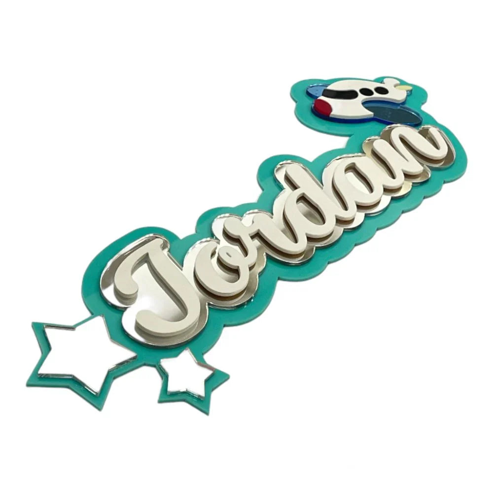 3 Layer Name Plaque - (Upto 10 Letters)