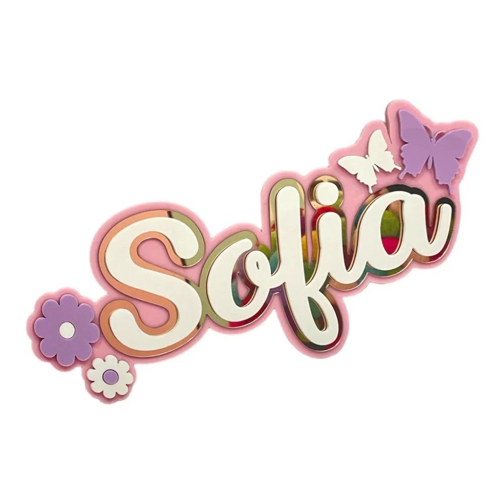 3 Layer Name Plaque - (Upto 10 Letters)