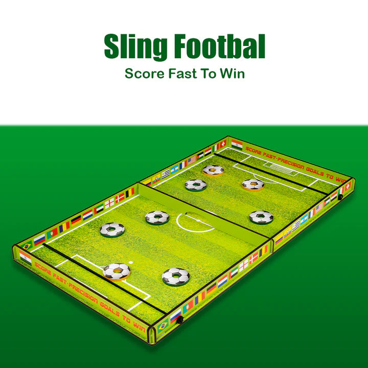 Sling Football 4-in-1 Board Game for Kids – Includes Ludo, Snake & Ladders, Striker Soccer Game & Classic Board Fun