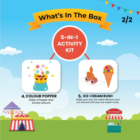 Colour Carnival 5-In_1 Activity Kit for Kids
