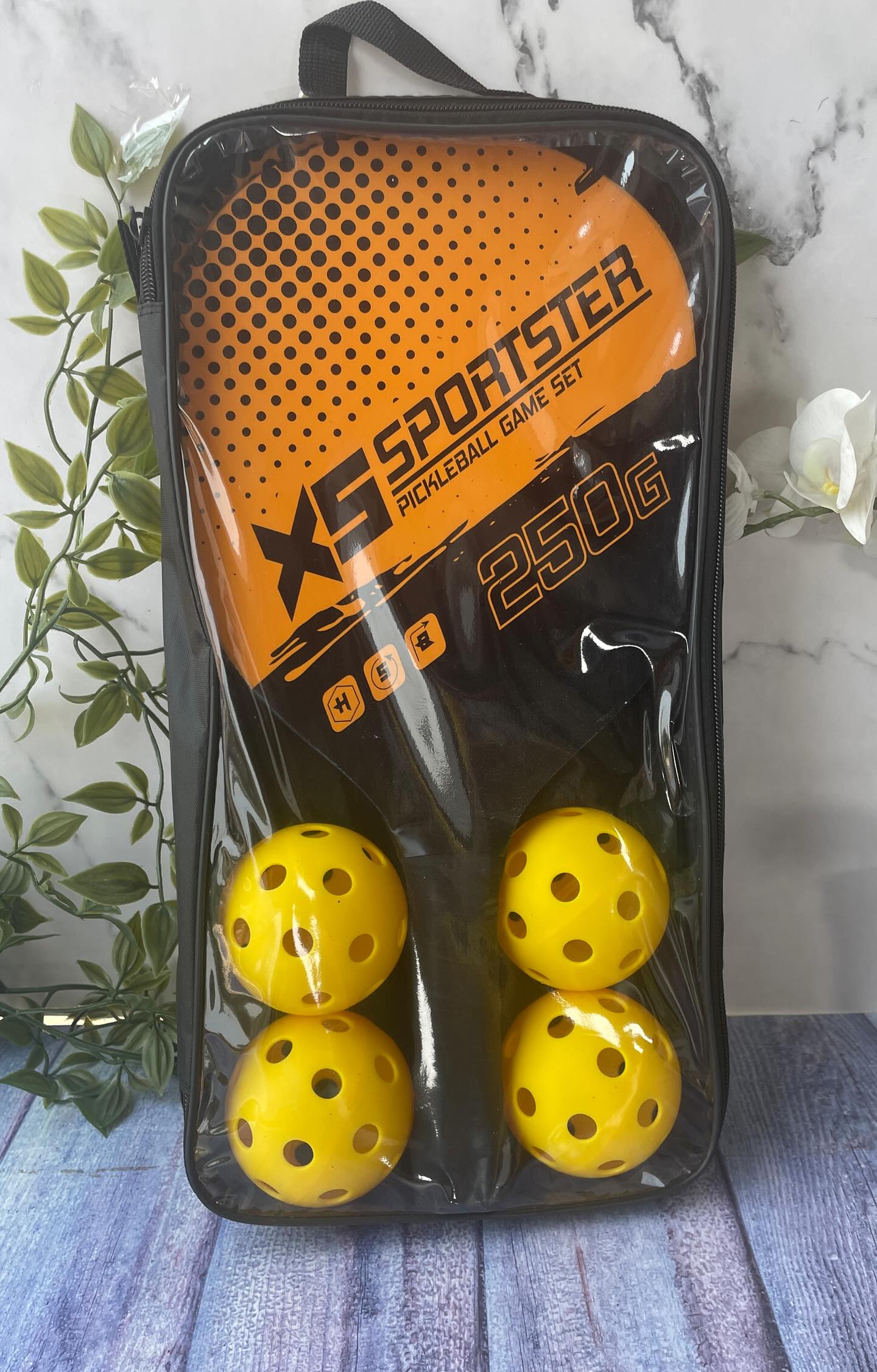 Premium Pickleball Paddle Set | Complete Set with 4 Pickleballs & Carry Bag | Perfect for Beginners & Pros