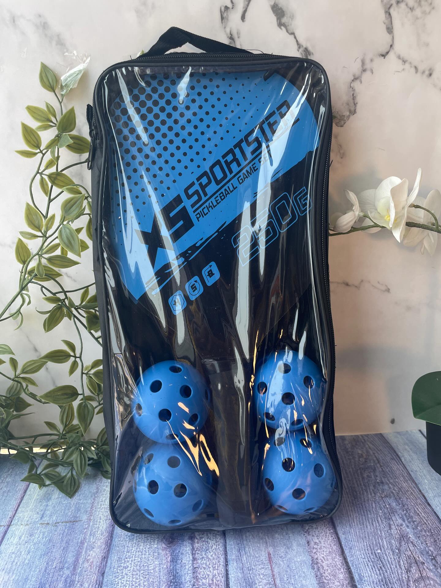 Premium Pickleball Paddle Set | Complete Set with 4 Pickleballs & Carry Bag | Perfect for Beginners & Pros
