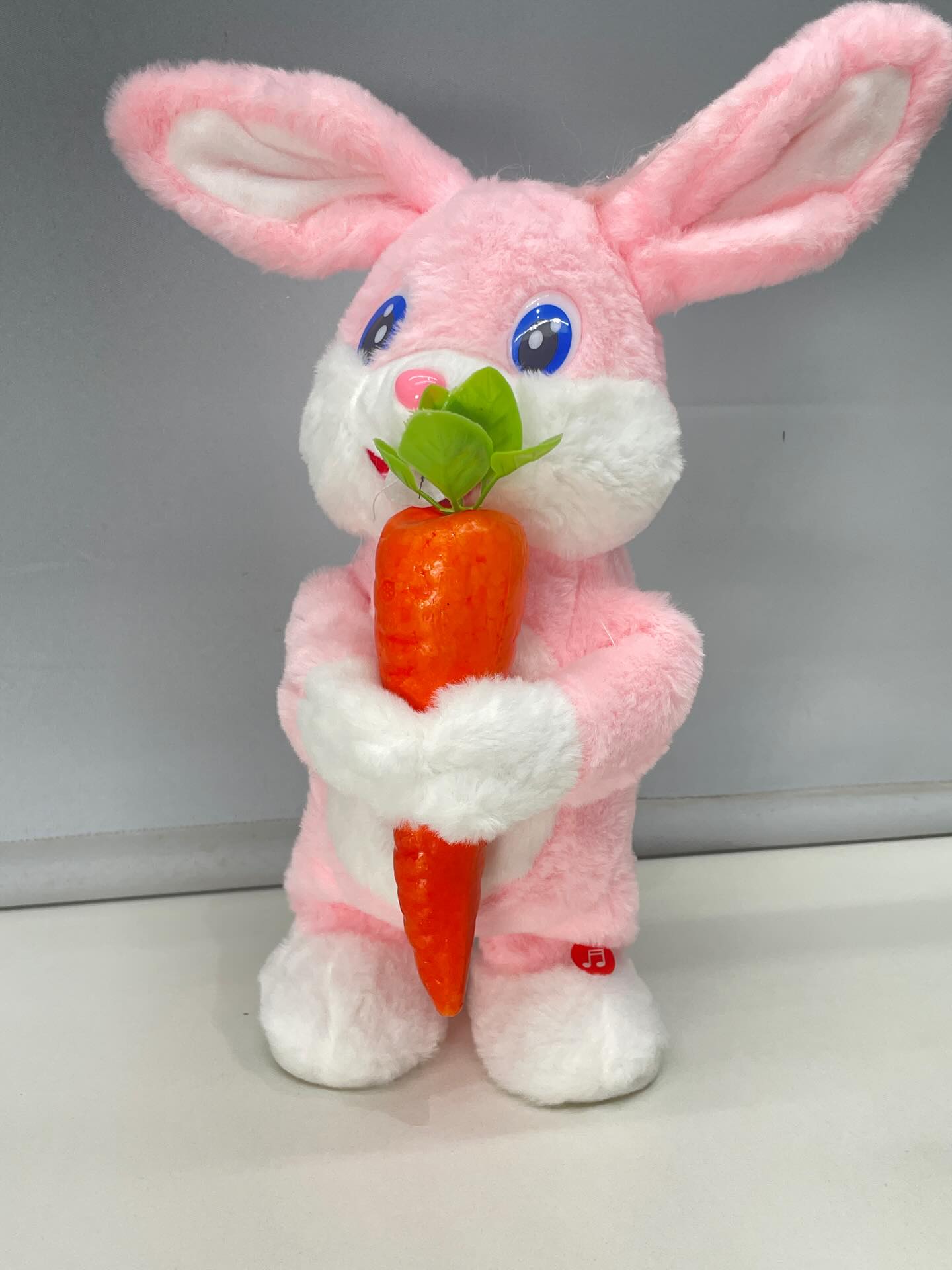Intelligent Talking Rabbit Toy for Kids | Repeats, Walks, and Makes You Laugh! | Soft Bunny with Carrot | AAA Battery Powered