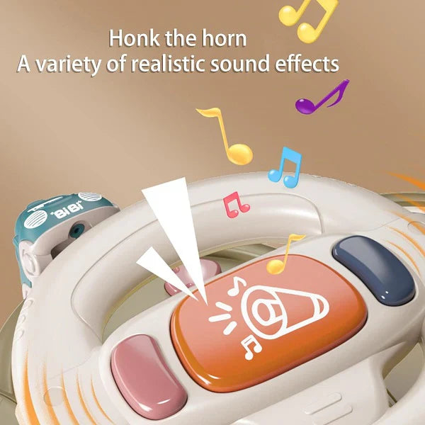 Multi-Function Musical Baby Steering Wheel
