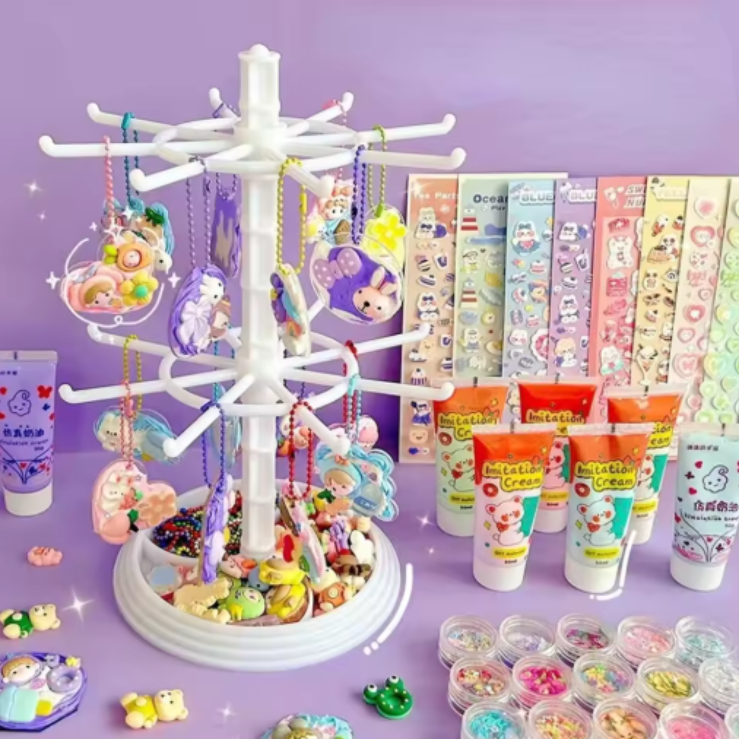 Kawaii Cream Guka Sticker Set