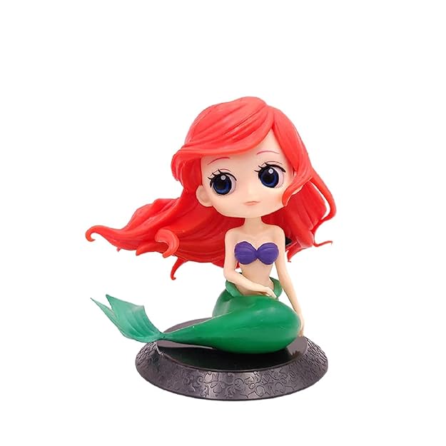 Disney Princess Figurine Set – Set of 4 Princess Characters for Cake Toppers, Desk Decor & Car Dashboard | Multi-Purpose Collectible Toys