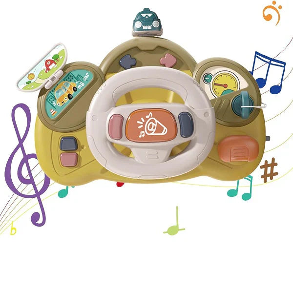 Multi-Function Musical Baby Steering Wheel