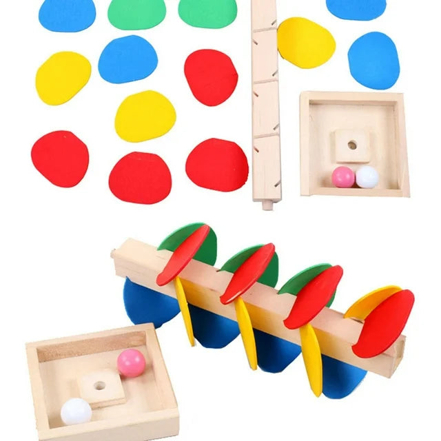 Wooden Ball Drop Toddler Toy