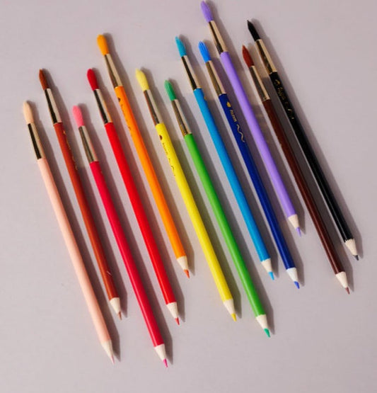 2-in-1 Color Brush Pencil Set