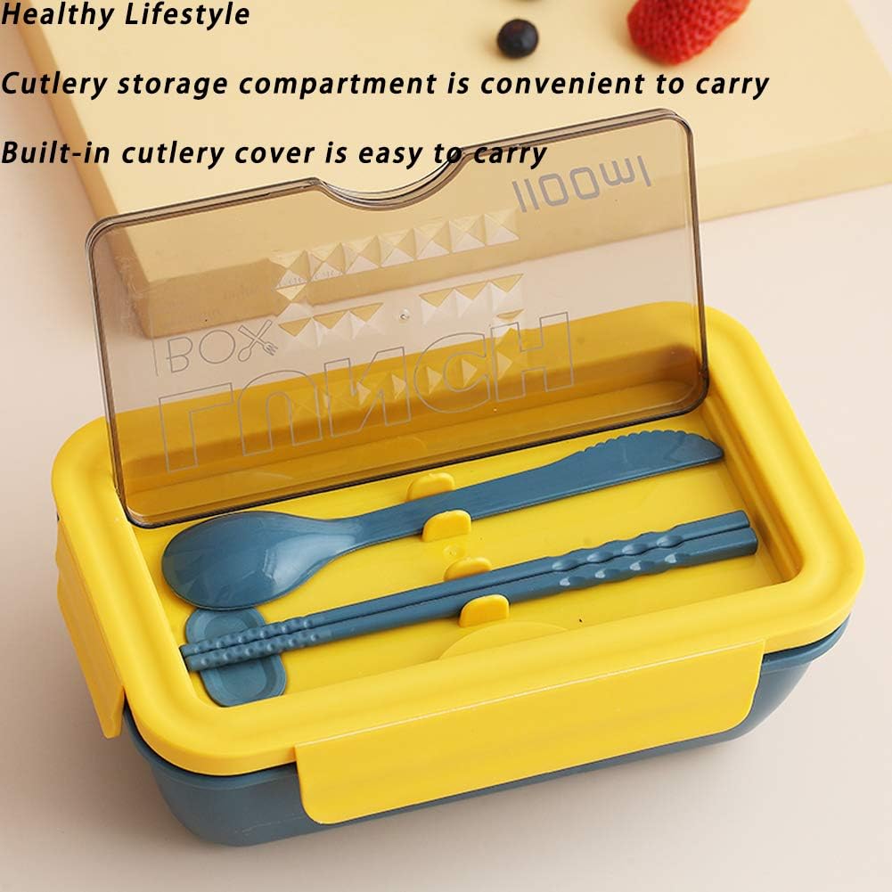 Bento Box, Leak Proof, Tiffin Lunch Box for Kids - 1100ml
