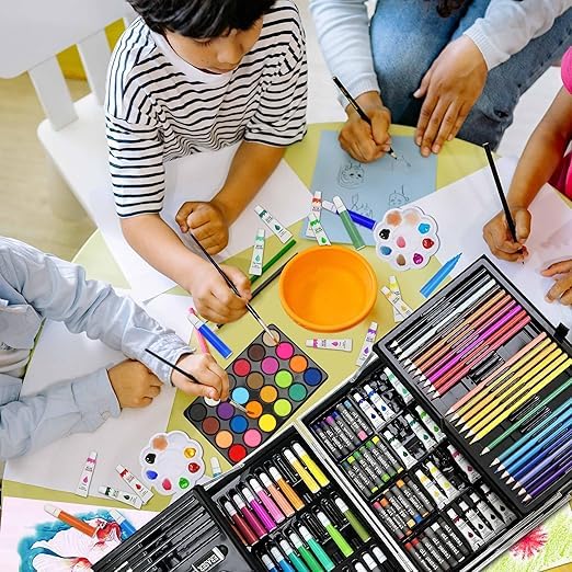 Kids Art Box β Drawing & Painting Set with Case ποΈπ¨