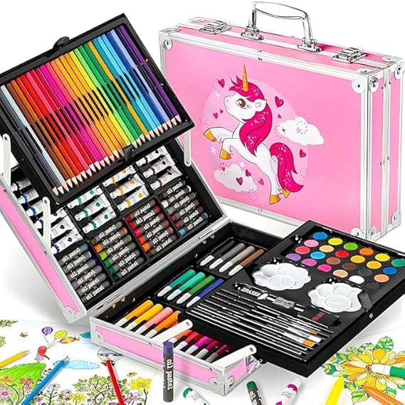 Kids Art Box β Drawing & Painting Set with Case ποΈπ¨