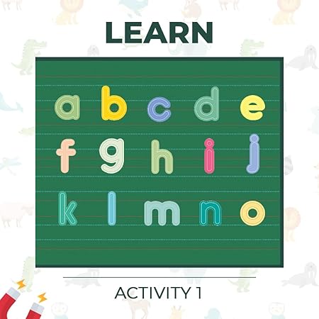 Magnalogix On-the-Go Learning Kit – Alphabet & Phonics Magnetic Sets for Kids (Ages 3–6)