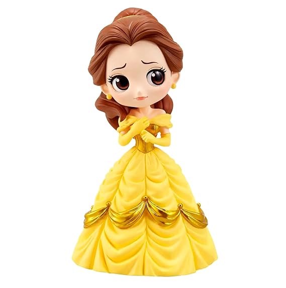 Disney Princess Figurine Set – Set of 4 Princess Characters for Cake Toppers, Desk Decor & Car Dashboard | Multi-Purpose Collectible Toys