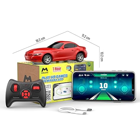 Mirana Doppler Musical Toy Car โ Remote + App Control | AR Game | Bluetooth Speaker | Nitro Boost | USB Rechargeable