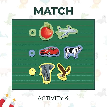 Magnalogix On-the-Go Learning Kit – Alphabet & Phonics Magnetic Sets for Kids (Ages 3–6)