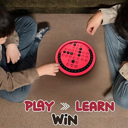 Marble Jump Puzzle Game – Classic Brain Teaser Board for Kids & Adults