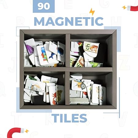 Magnalogix On-the-Go Learning Kit – Alphabet & Phonics Magnetic Sets for Kids (Ages 3–6)