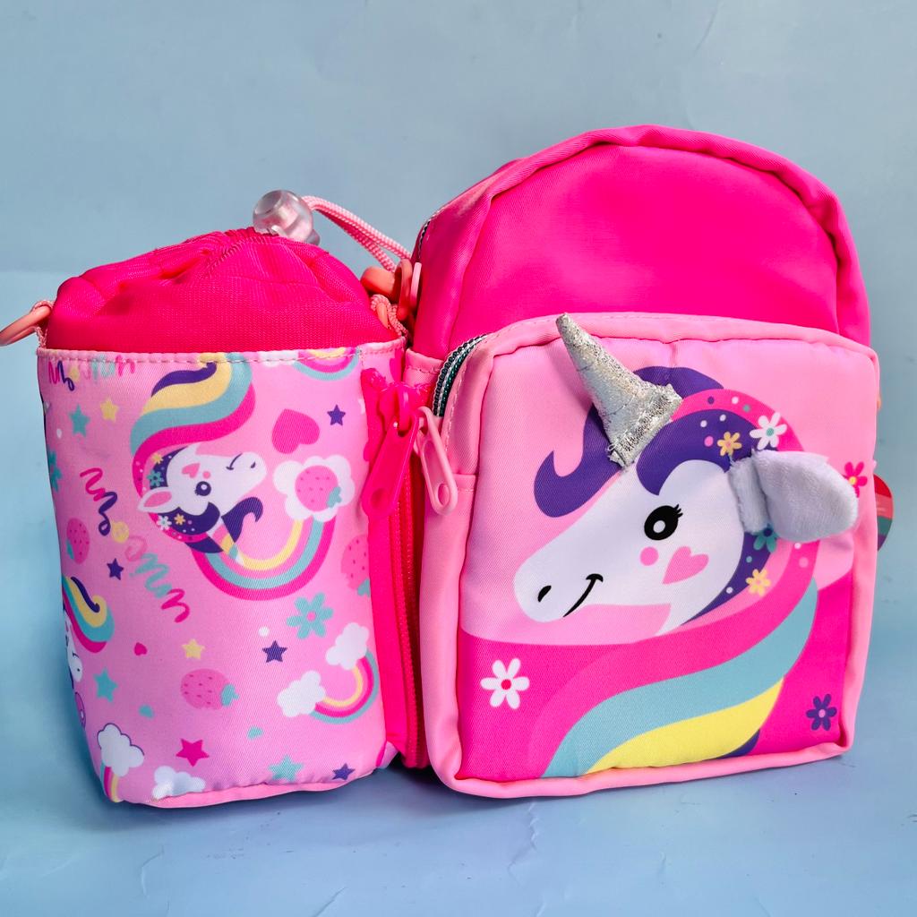 2 in 1 Sling Lunch Bags with Detachable Bottle Space
