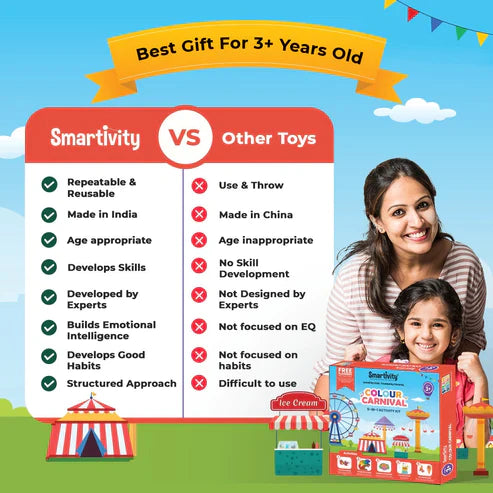 Colour Carnival 5-In_1 Activity Kit for Kids