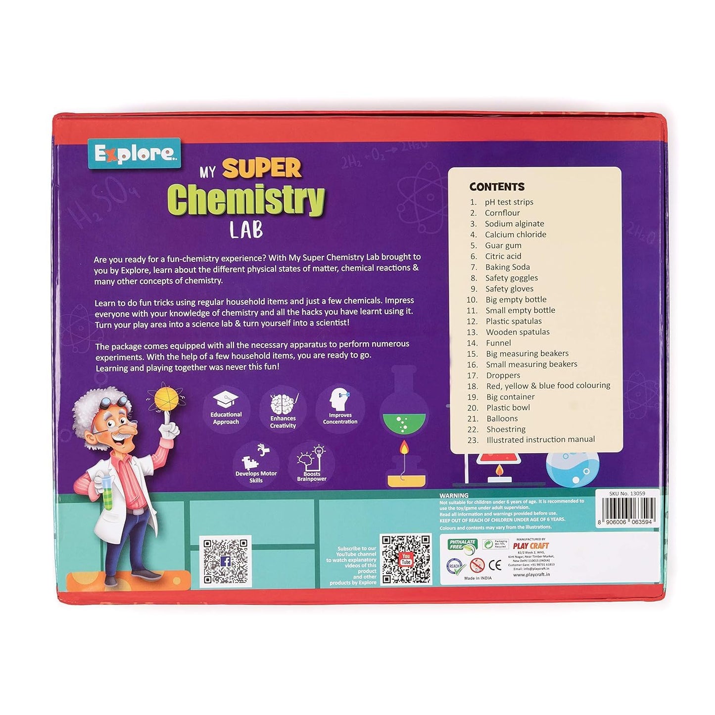My Super Chemistry Lab (Educational DIY Activity Kit | for Ages 6+)