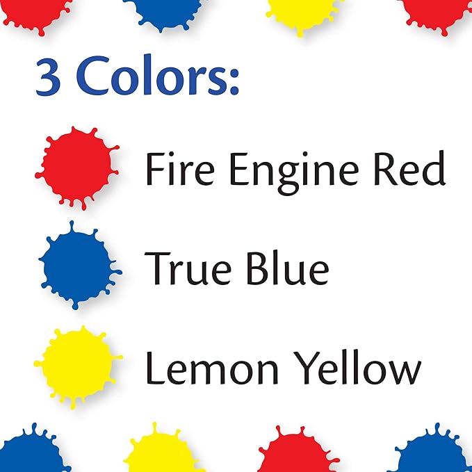 Crayola® Bold Washable Fingerpaint, 3ct