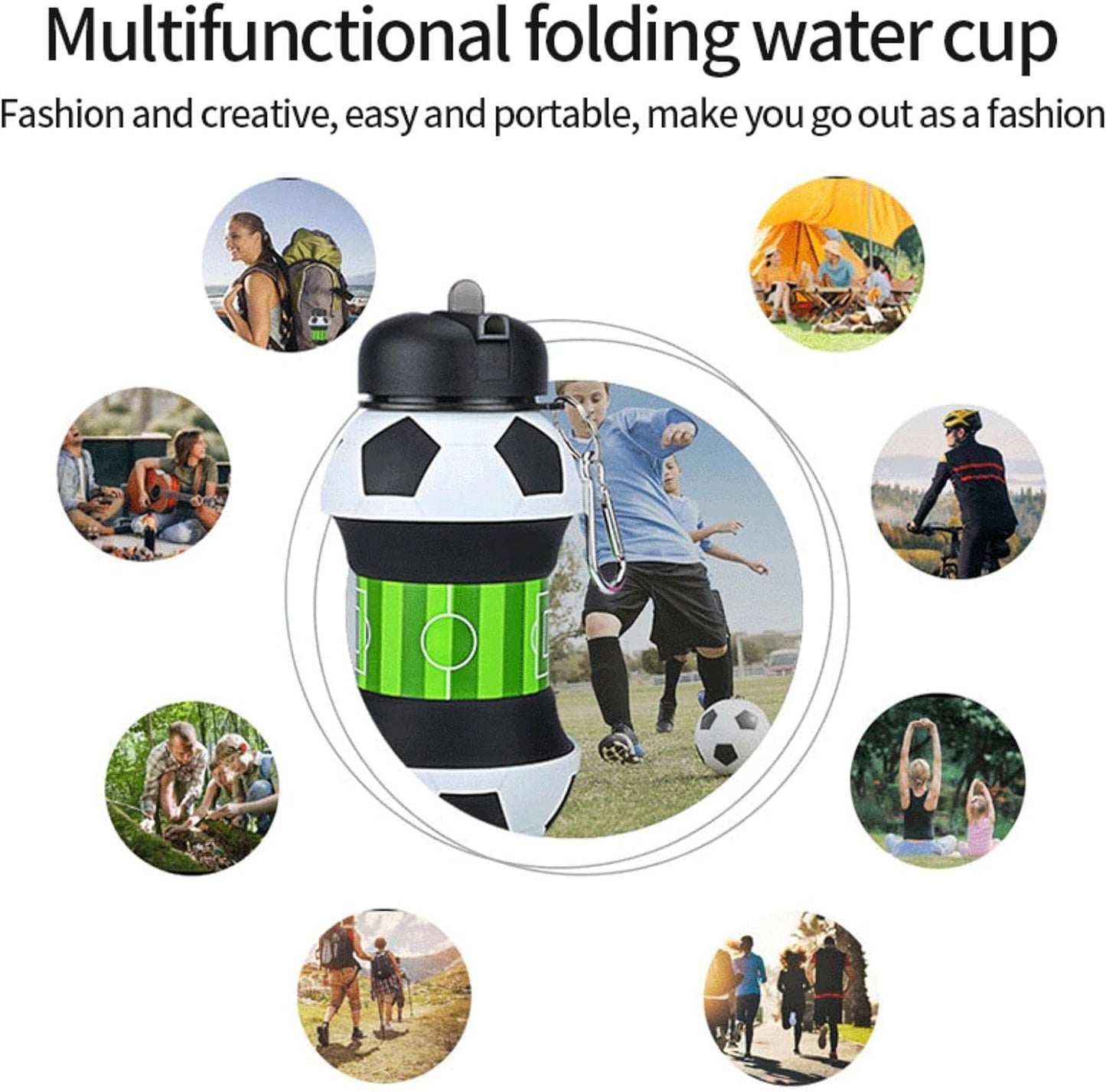 Expandable Silicone Bottle for Kids - 550ml