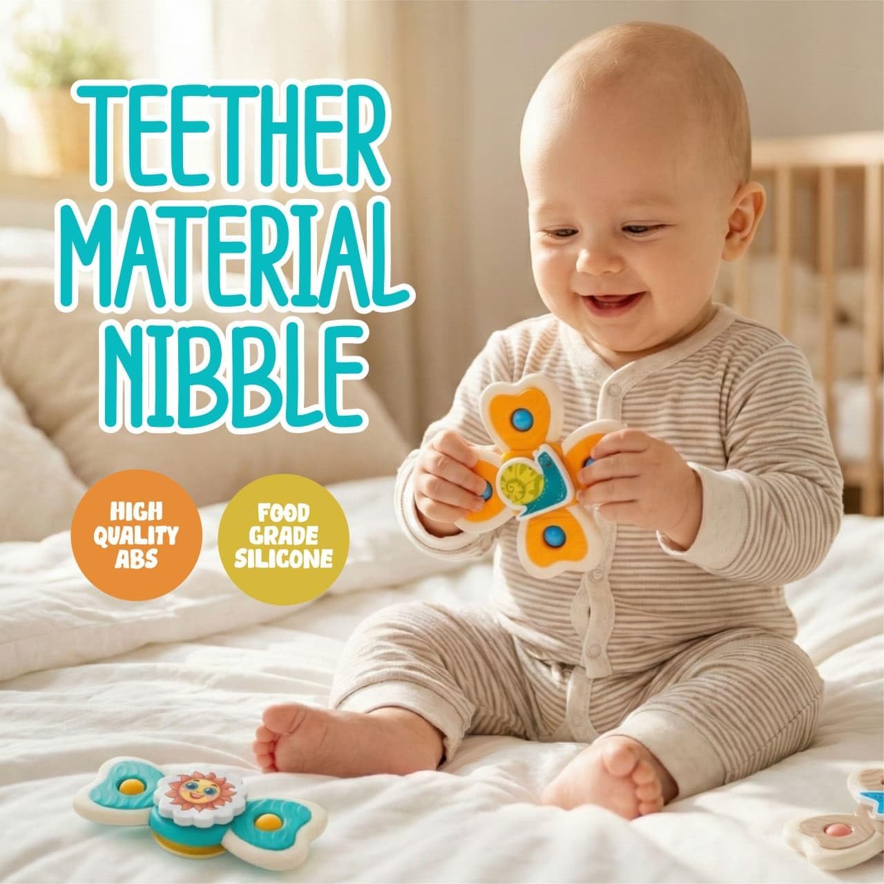 Suction Cup Spinner Toy for Baby