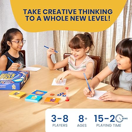 Binca Quick Draw – Fast-Paced Drawing & Guessing Game for Kids & Families | Boosts Creativity, Fun for Ages 8+