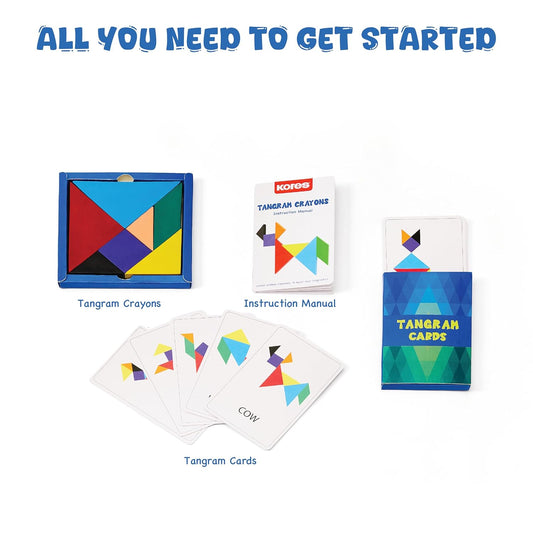 Kores Tangram Crayons – Educational Puzzle Game for Kids