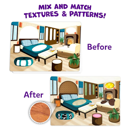 Skillmatics Fab Tabs – Sensory & Tactile Fabric Art & Craft Kit for Kids