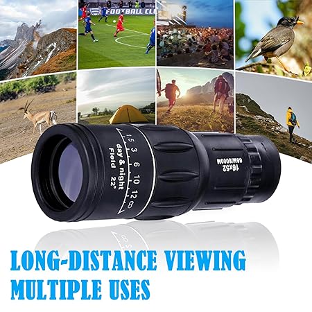 16x52 HD Monocular Telescope π β High-Power Zoom Scope | Waterproof, Compact & Portable