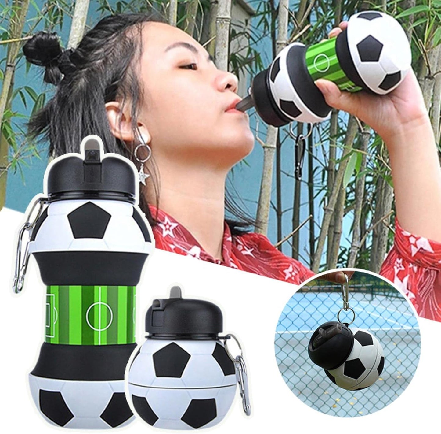 Expandable Silicone Bottle for Kids - 550ml