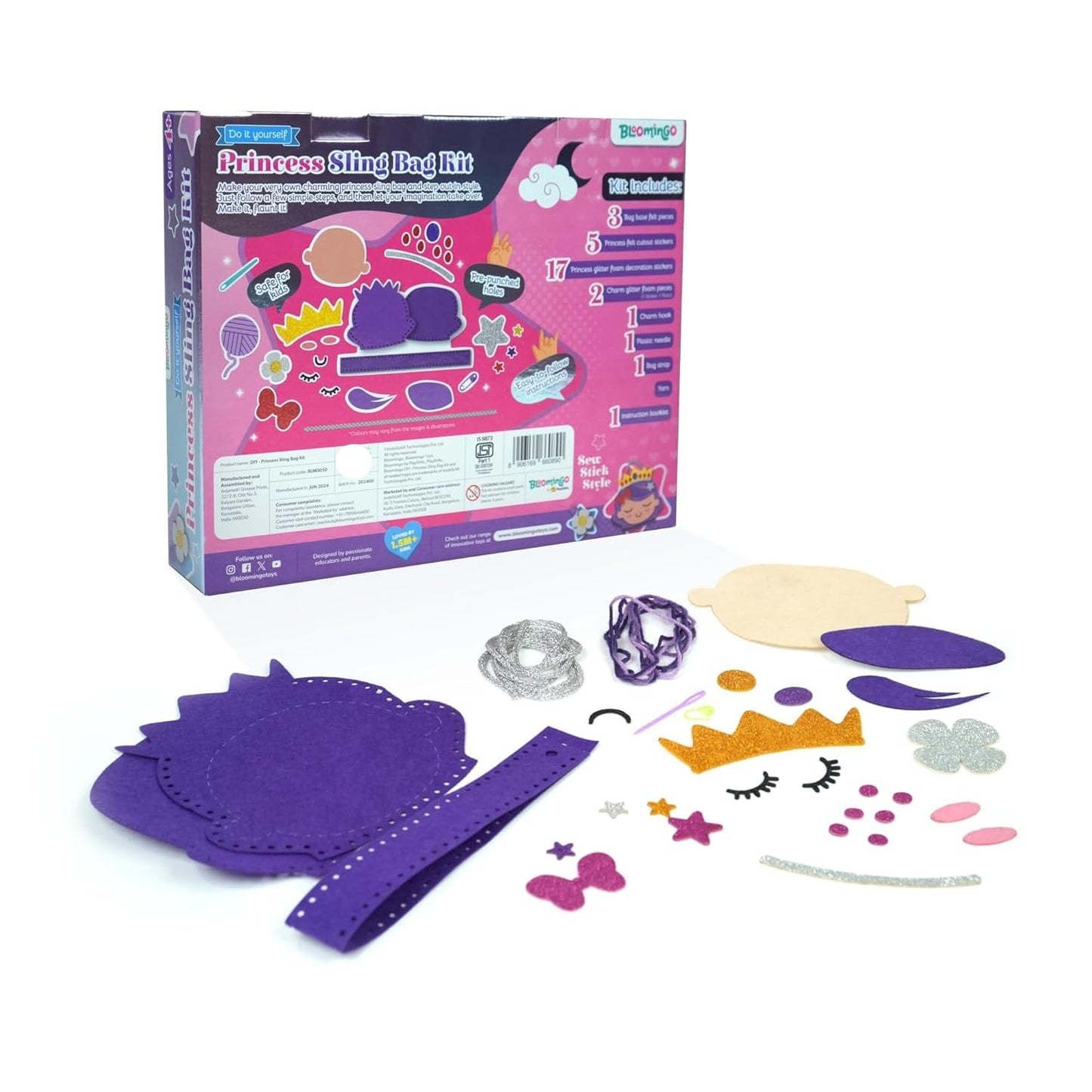 Princess Sling Bag Kit - Do it Yourself